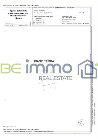 Planimetria posto auto doppio
