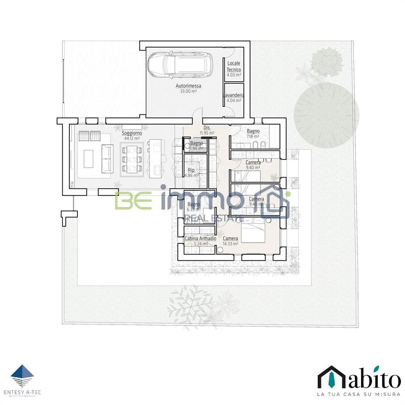 Planimetria Villa C