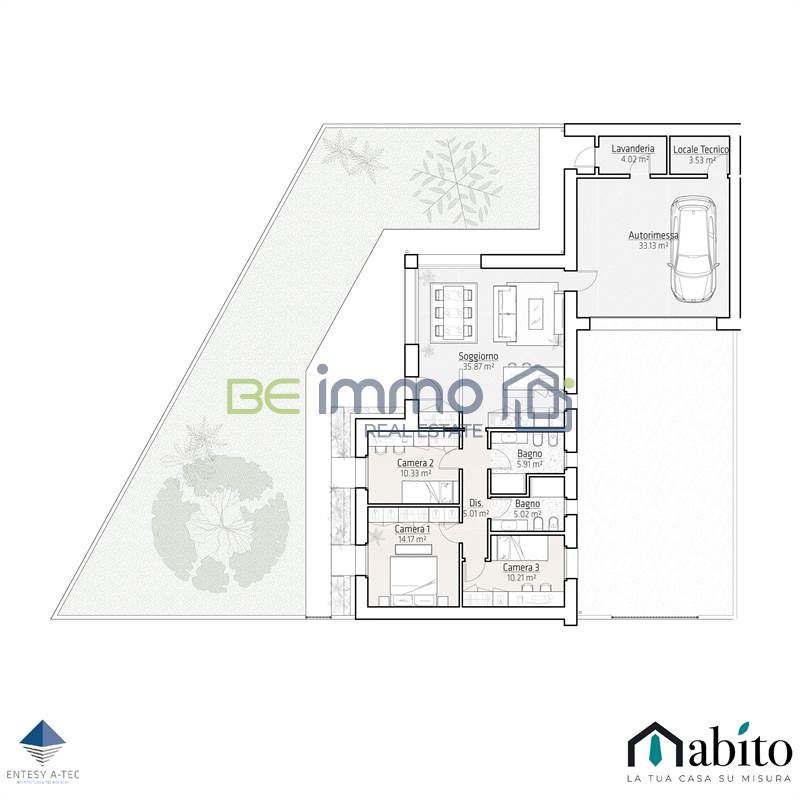Planimetria Villa B