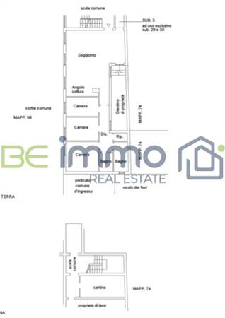 Planimetria abitazione e cantina