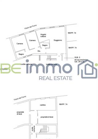 Planimetria abitazione e cantina